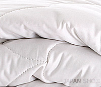 silk comforter closeup